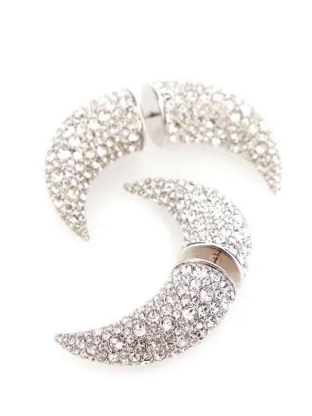 Swarovski Silver Luna Earrings - Women Jewelry